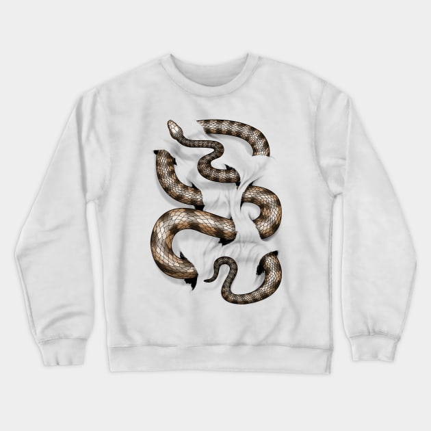 Twisted Snake Crewneck Sweatshirt by MaratusFunk